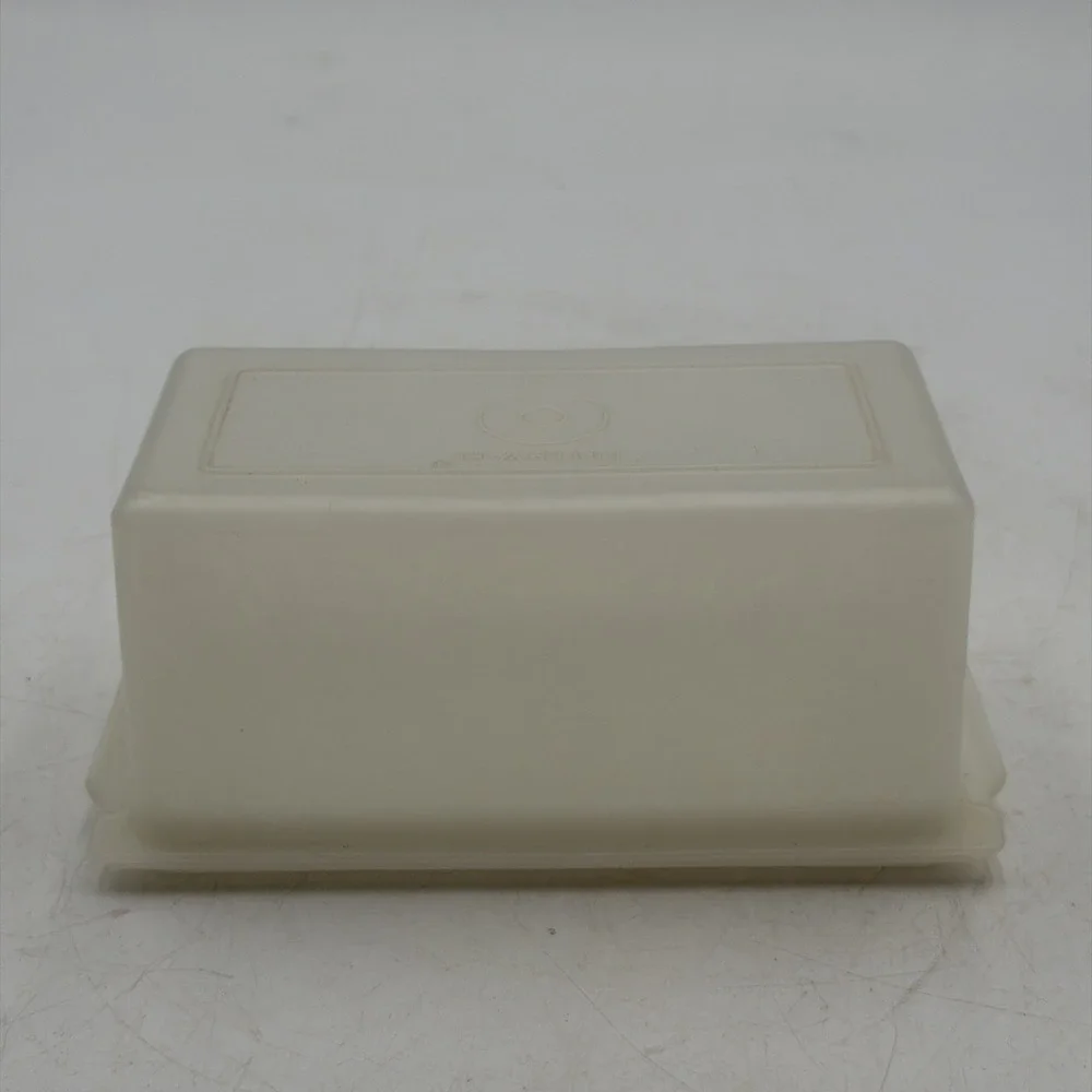 Vintage Tupperware Butter or Cheese  Keeper 638-3  1 Pound 4 Sticks Sheer White